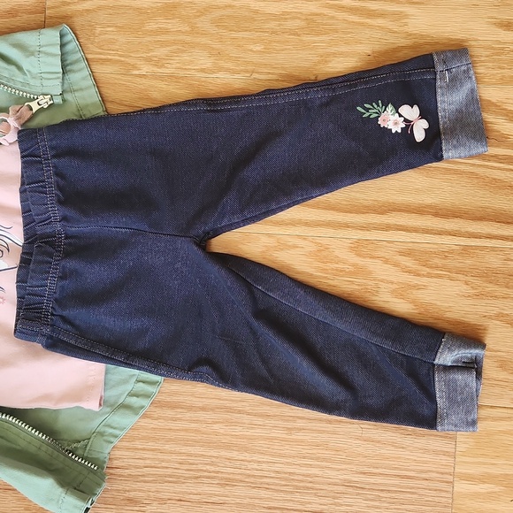 Little Lass matching set with jacket 18 months - Picture 5 of 17